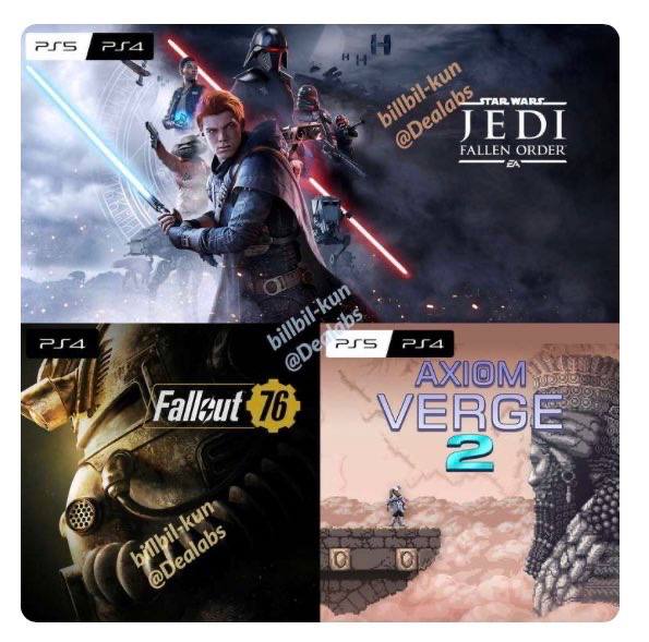 🎮 #会免泄露喜闻乐见的会免泄露又来了，据法国游戏网站 Dealabs 用户billbil-kun提前泄露2023年1月PS+欧美服会免游戏阵容分别是：PS4《辐射76》PS4/PS5《星球大战 绝地：陨落的武士团》PS4/PS5《公理边缘2》