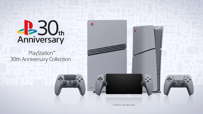 PlayStation®30周年 特别纪念系列 PS5®主机及配件登场索尼公布 PlayStation 30 周年纪念 PS5 / PS5 Pro 及相关配件，9 月 26 日开启预售