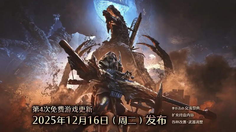 在12月3日举行的“PlayStation Partner Awards 2025 Japan Asia”颁奖典礼上，《怪物猎人：荒野》斩获最高奖与用户选择奖两项大奖