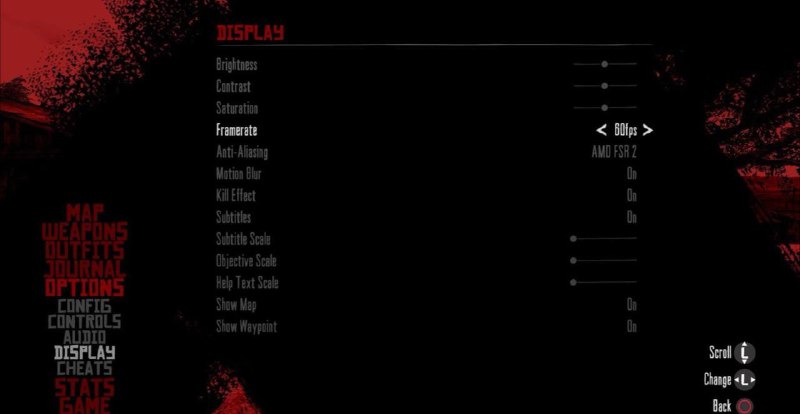 《荒野大镖客：救赎》PS4版本最近迎来了1.03版更新补丁，尽管该补丁的描述仅为“修复bug和提高稳定性”，但在使用PS5以向下兼容模式游玩游戏时，画面设置里会多出来60帧选项可供选择